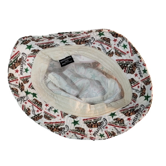 California Republic All Over Print Bucket Hat Unisex OSFM - Picture 7 of 11